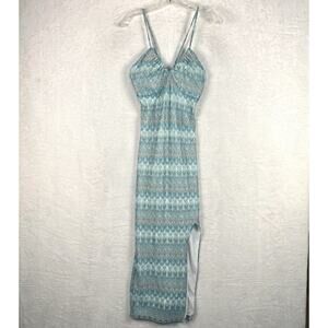 Wild Fable Womens M Mermaid Blue Crochet Slip Dress Coastal Cowgirl Festival Y2K